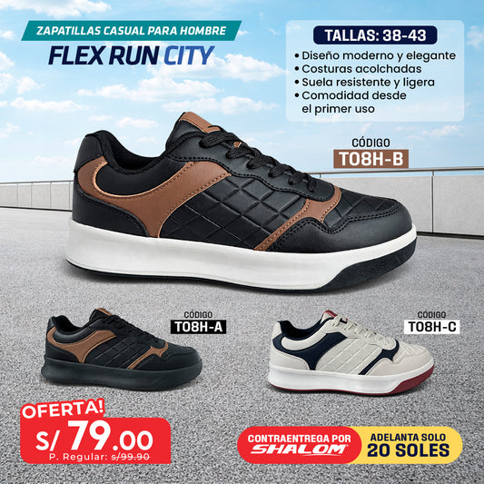 Zapatillas Casual para Hombre Flex Run City - T08H