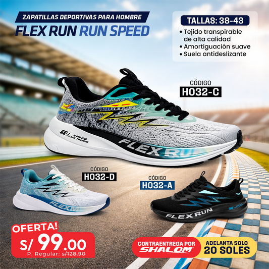 Zapatillas Deportivas para Hombre Flex Run Run Speed - H032