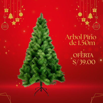 Árbol Pino Navideño 1.5 m