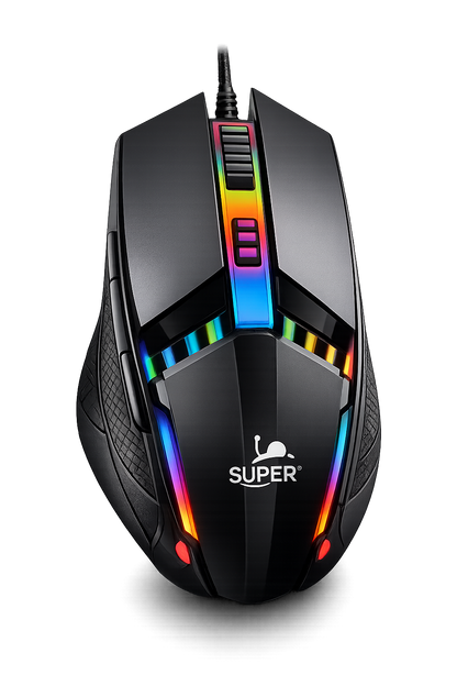 Mouse USB Alámbrico VOLCAN RGB - PC10 🔥