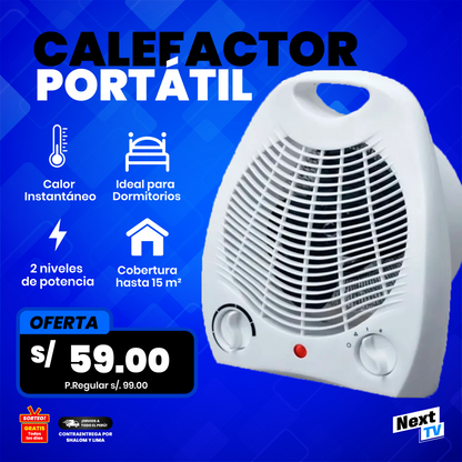 CALEFACTOR PORTÁTIL ELÉCTRICO