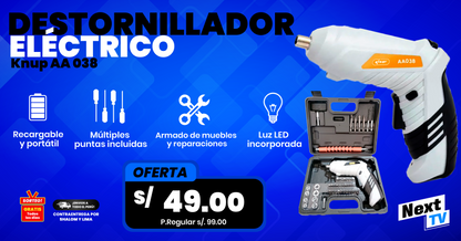 DESTORNILLADOR ELÉCTRICO KNUP AA038