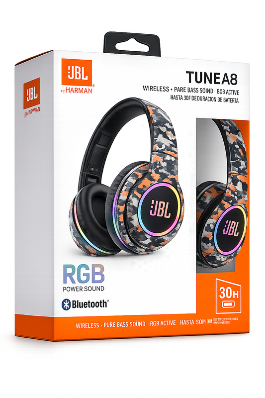 Audífono JBL Tune A8 RGB 🔥