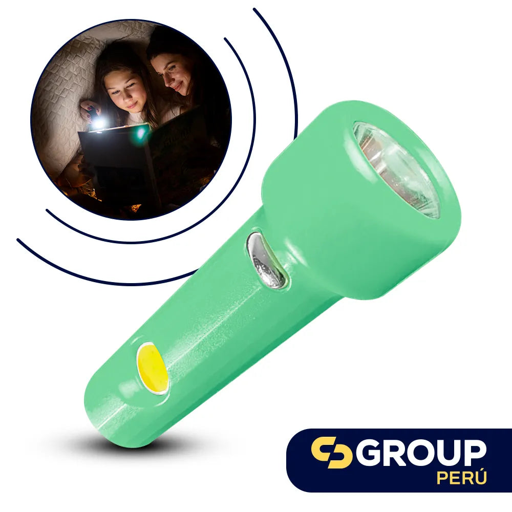 Linterna Portátil Emergencia Camping LED Dual Recargable USB