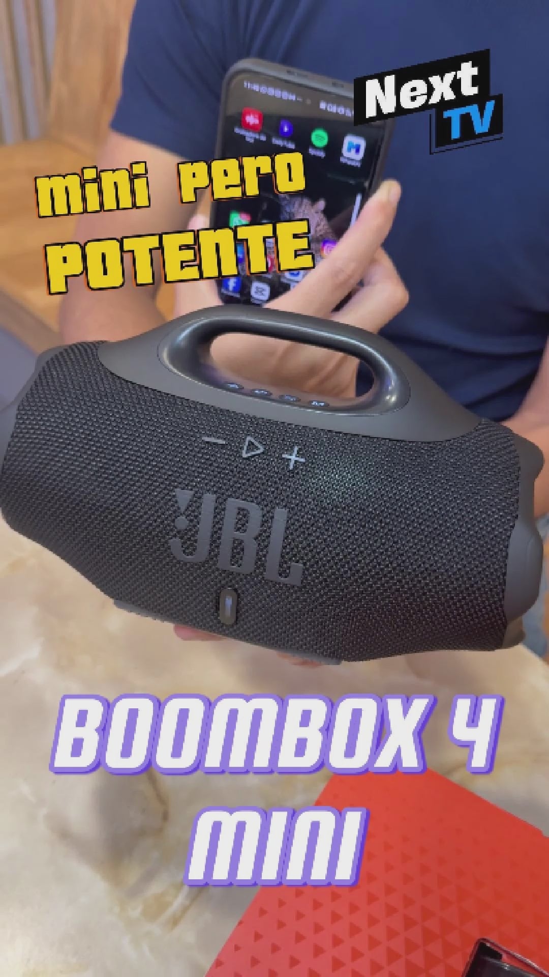PARLANTE BOMBOX 4 MINI