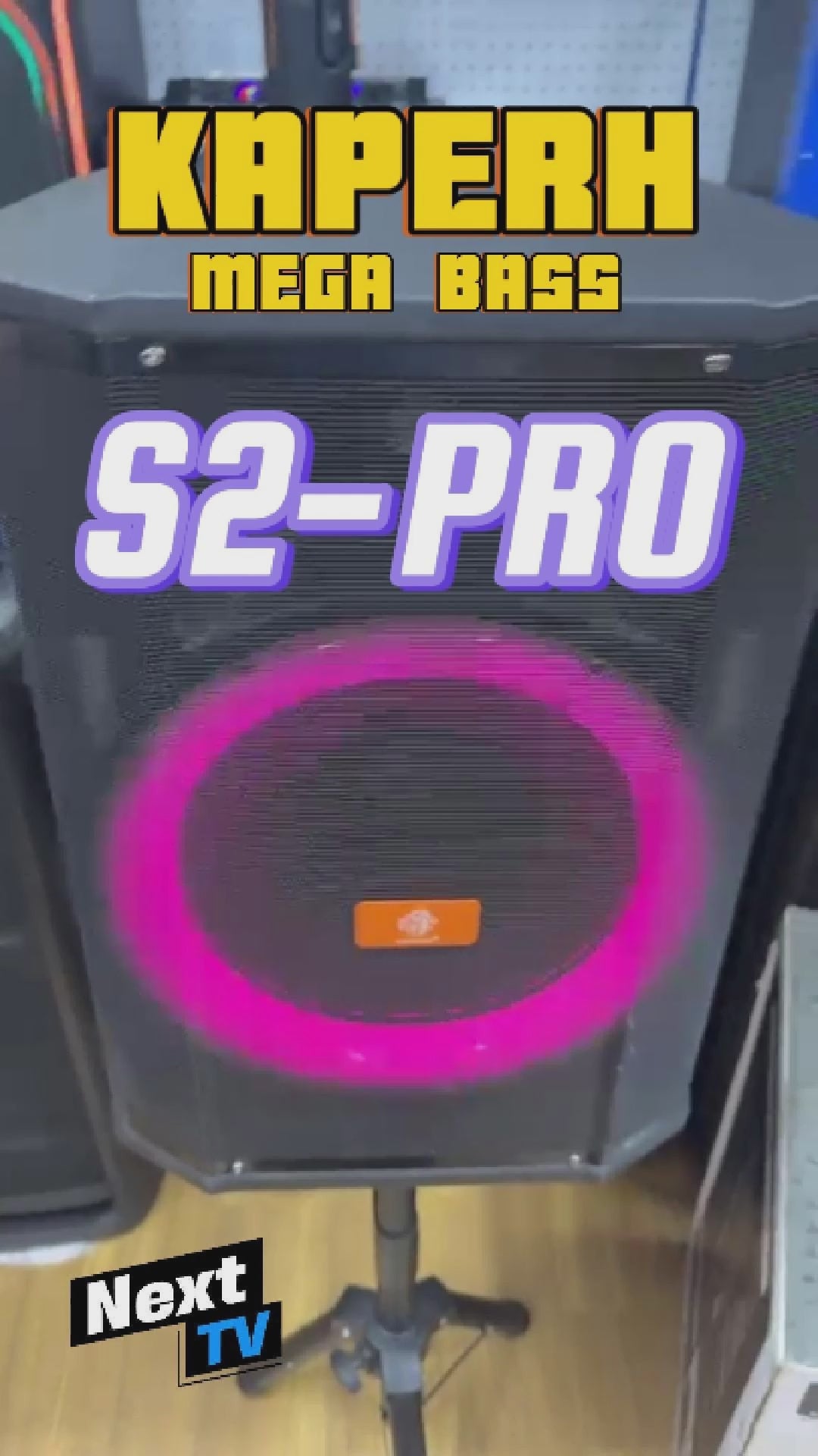 PARLANTE KAPERH MEGA BASS S2-PRO 1300W