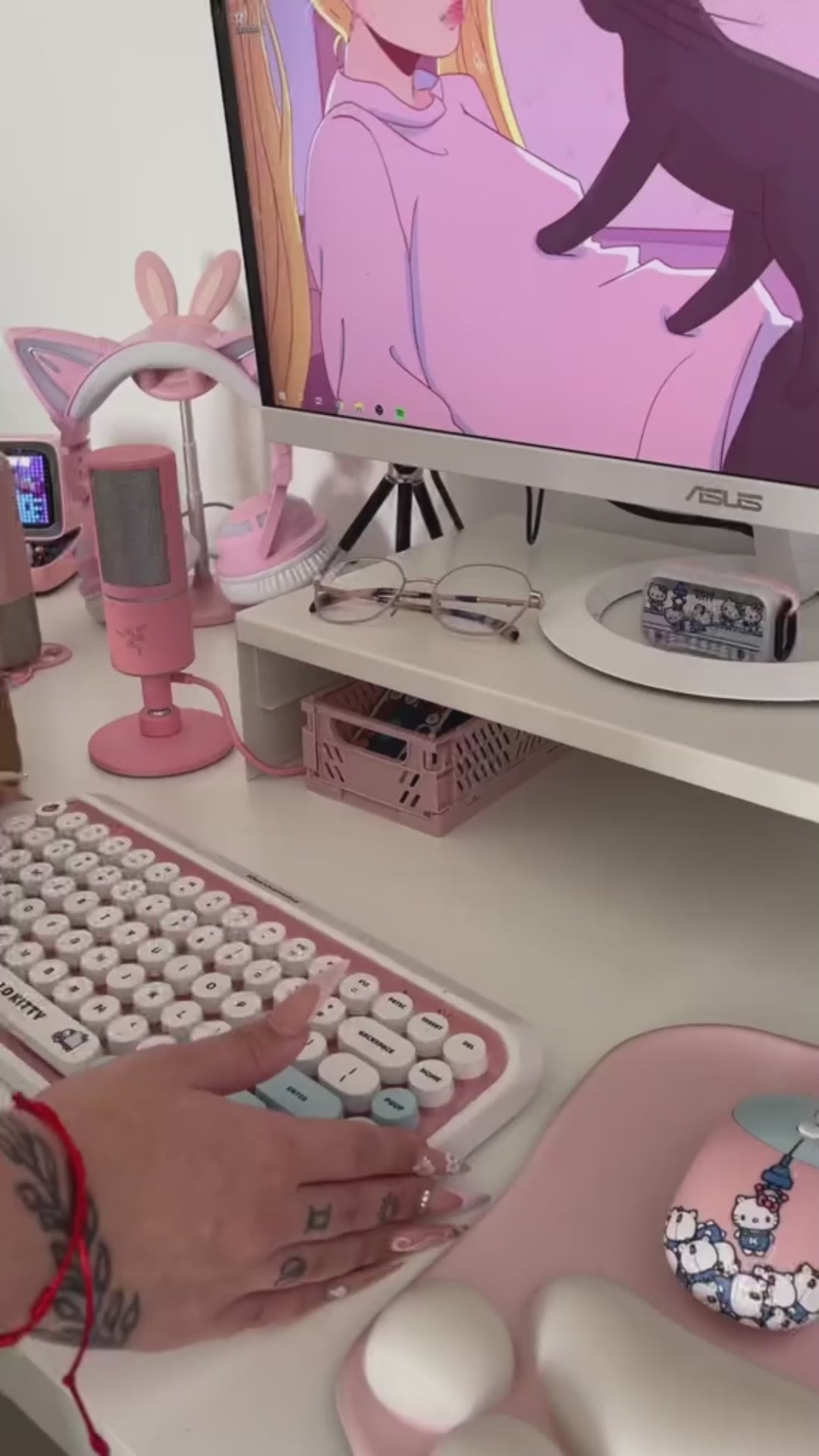 TECLADO INALÁMBRICO PINK