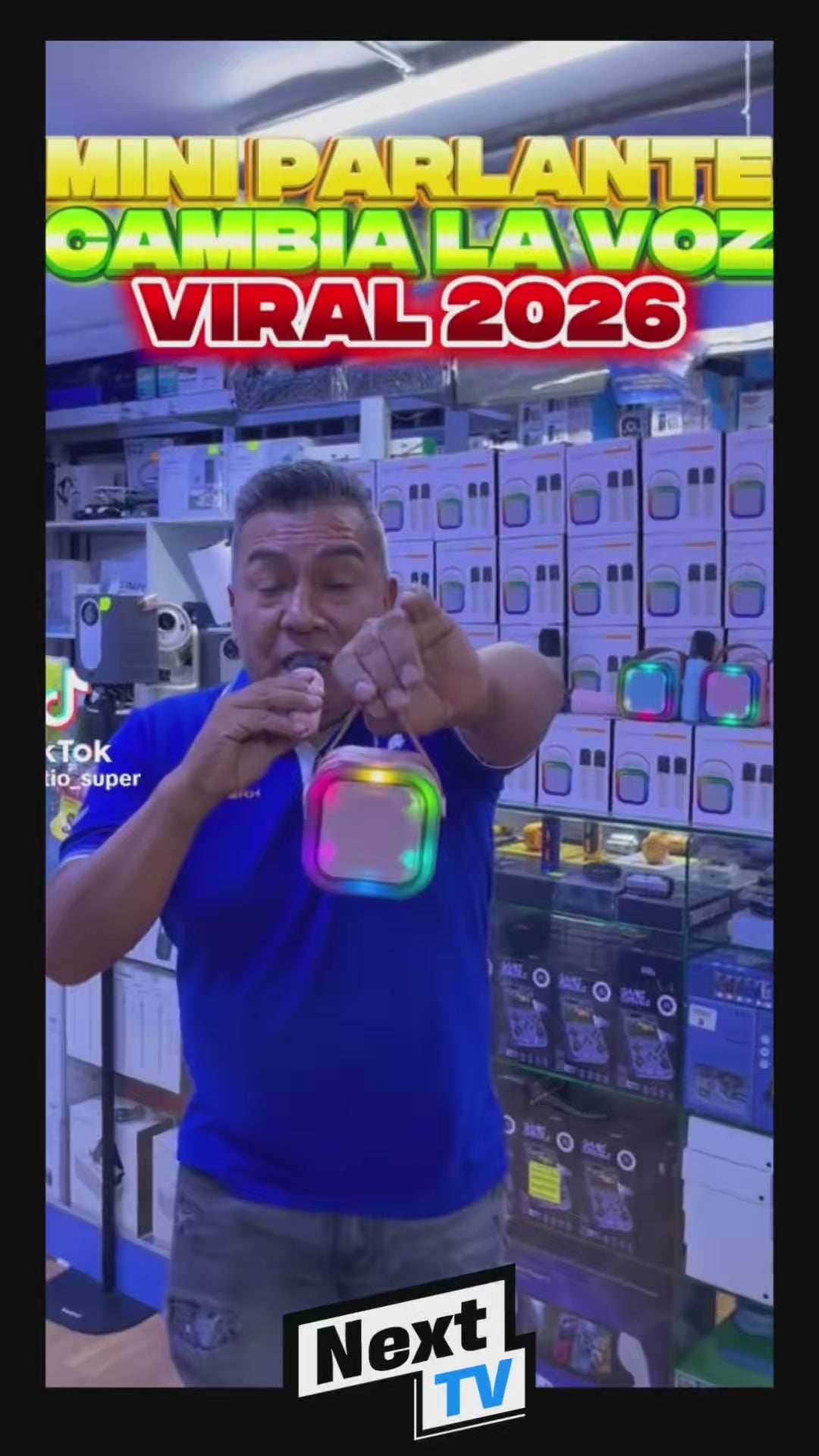 Parlante Mini Cambio de Voz