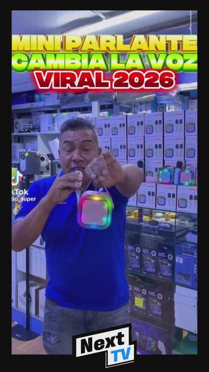 Parlante Mini Cambio de Voz