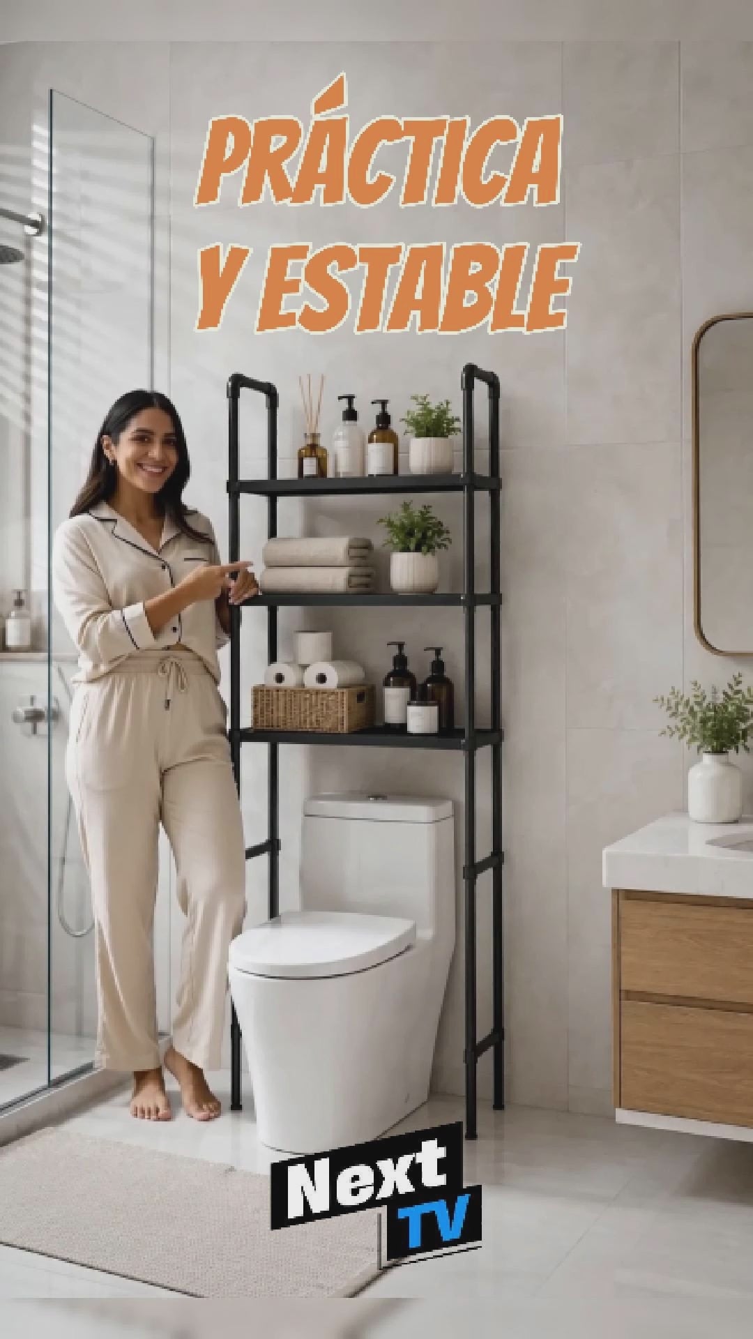 ESTANTE DE BAÑO 3 NIVELES MULTIFUNCIONAL