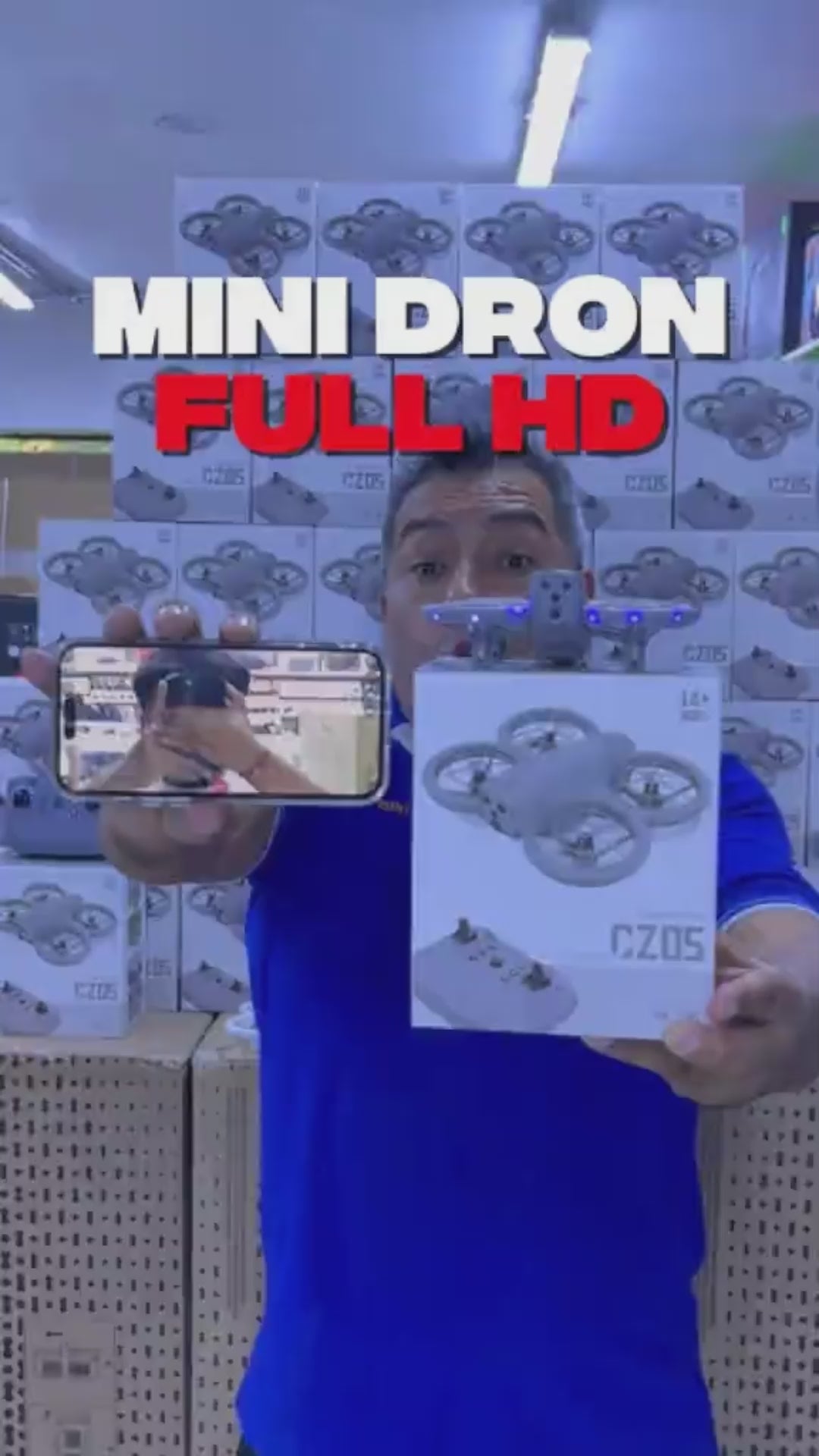 MINI DRON CON CÁMARA CZ05