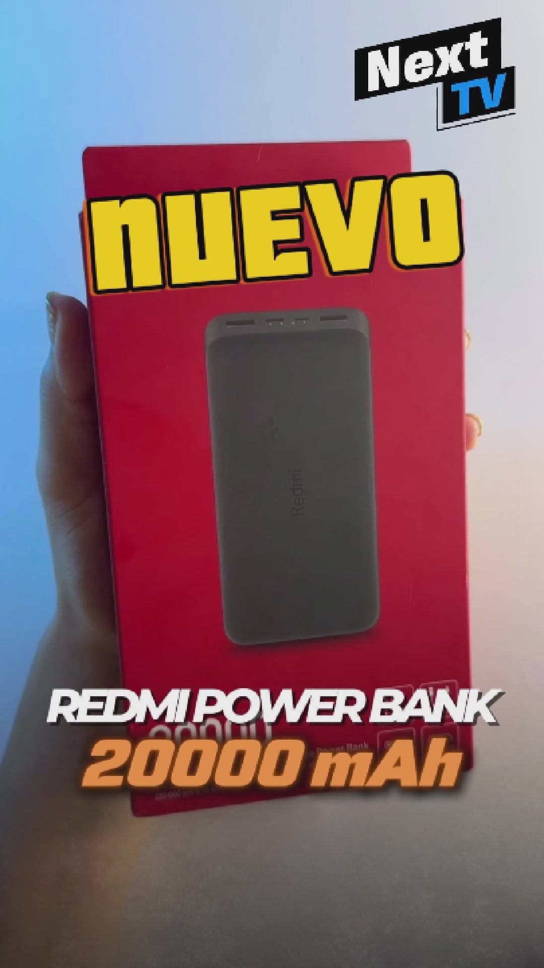 POWER BANK XIAOMI DE 20000 MAH ORIGINAL CAJON DE 100