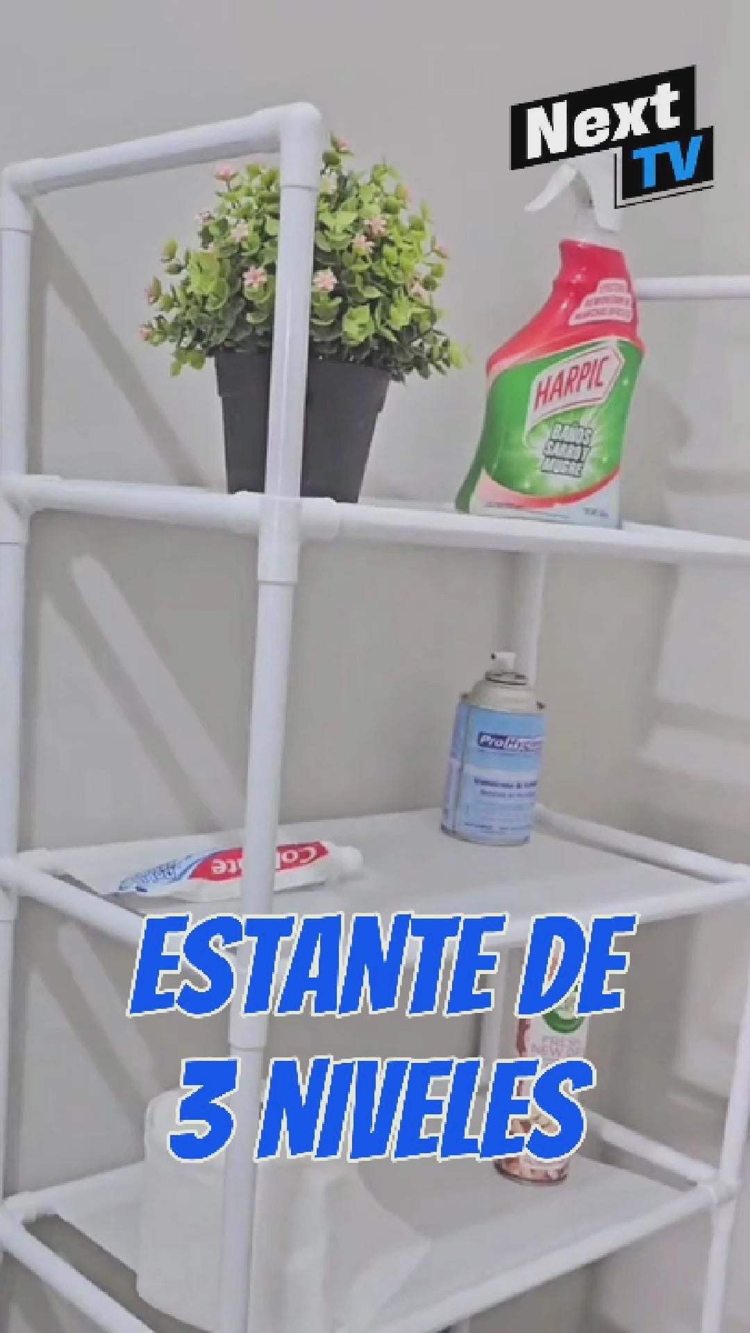 ESTANTE DE BAÑO 3 NIVELES MULTIFUNCIONAL