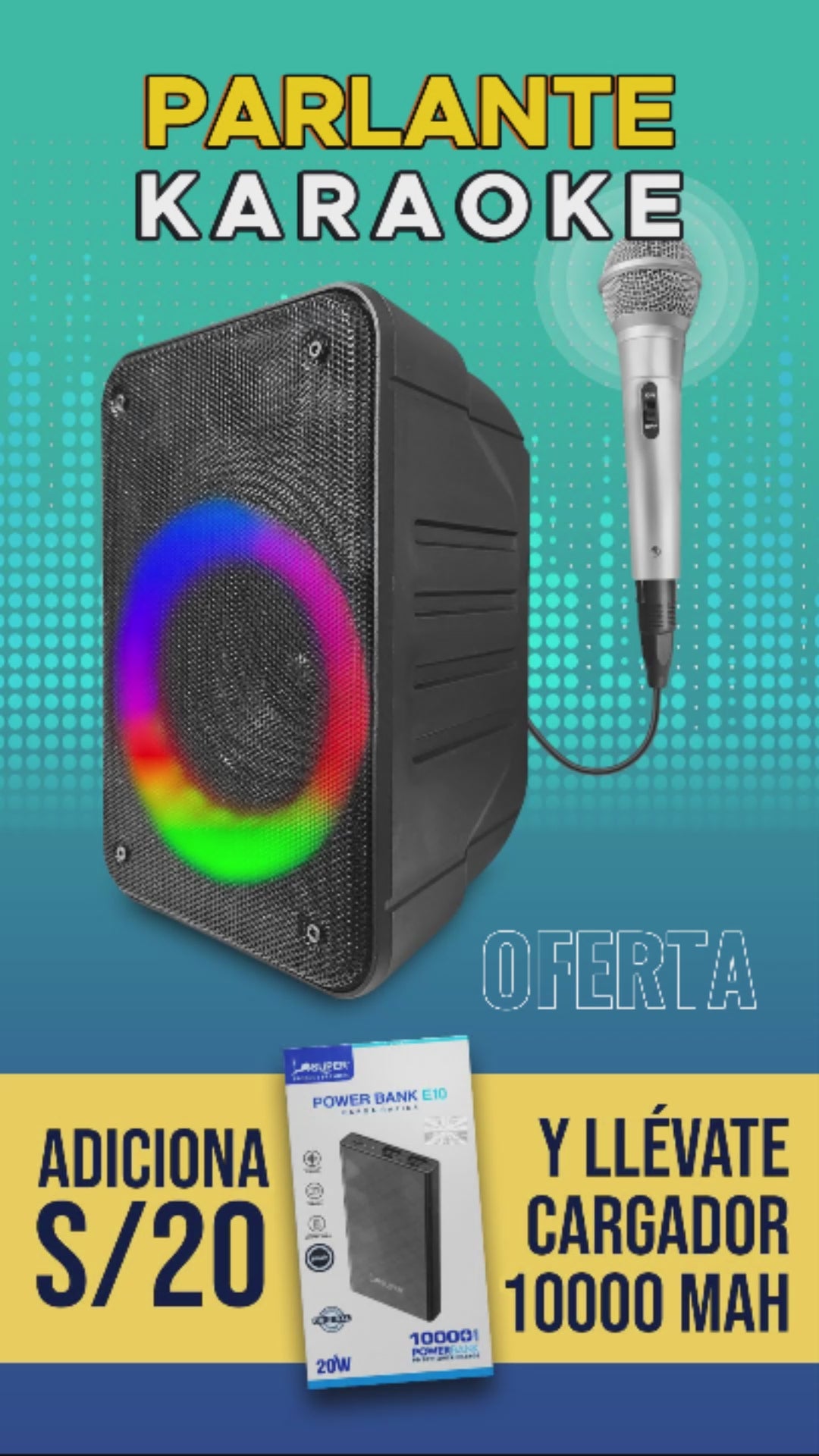 Parlante Inalámbrico Bluetooth Kbroad Ultra Con Micrófono