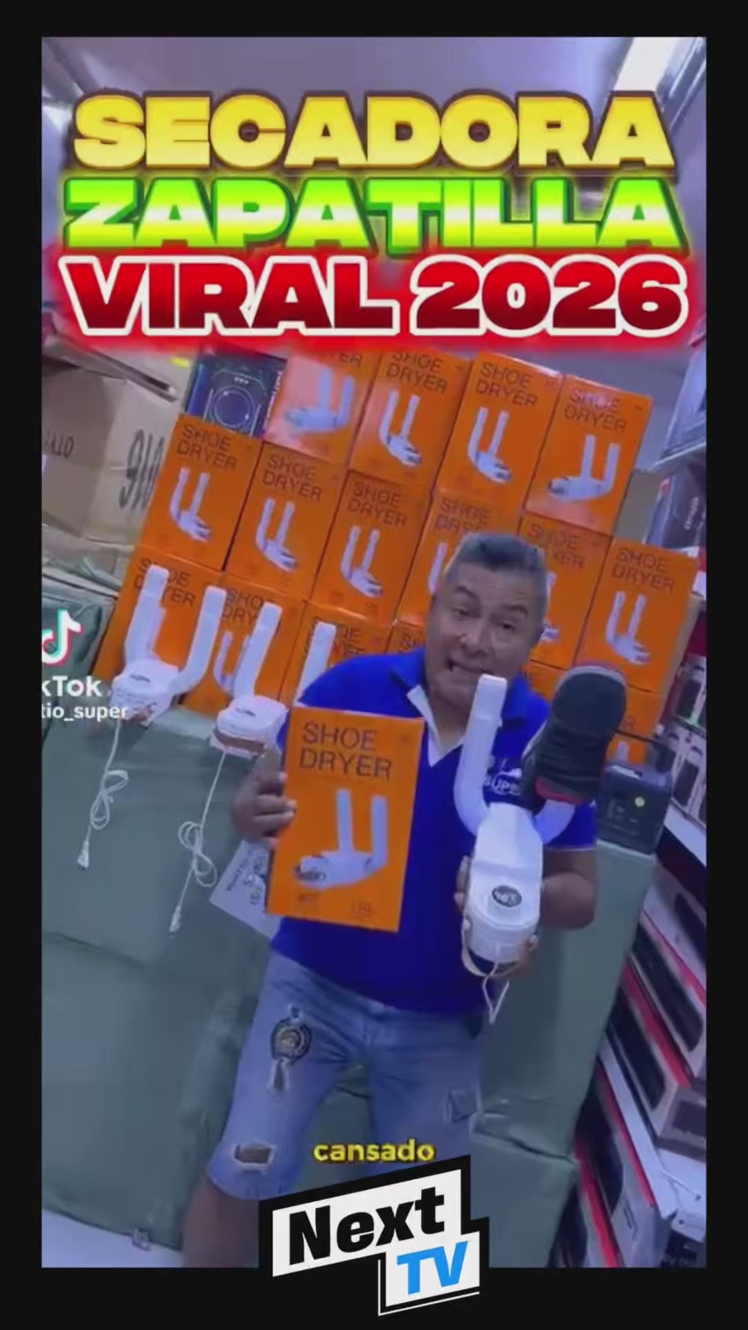 Secador Portátil para Zapatillas y Calzado