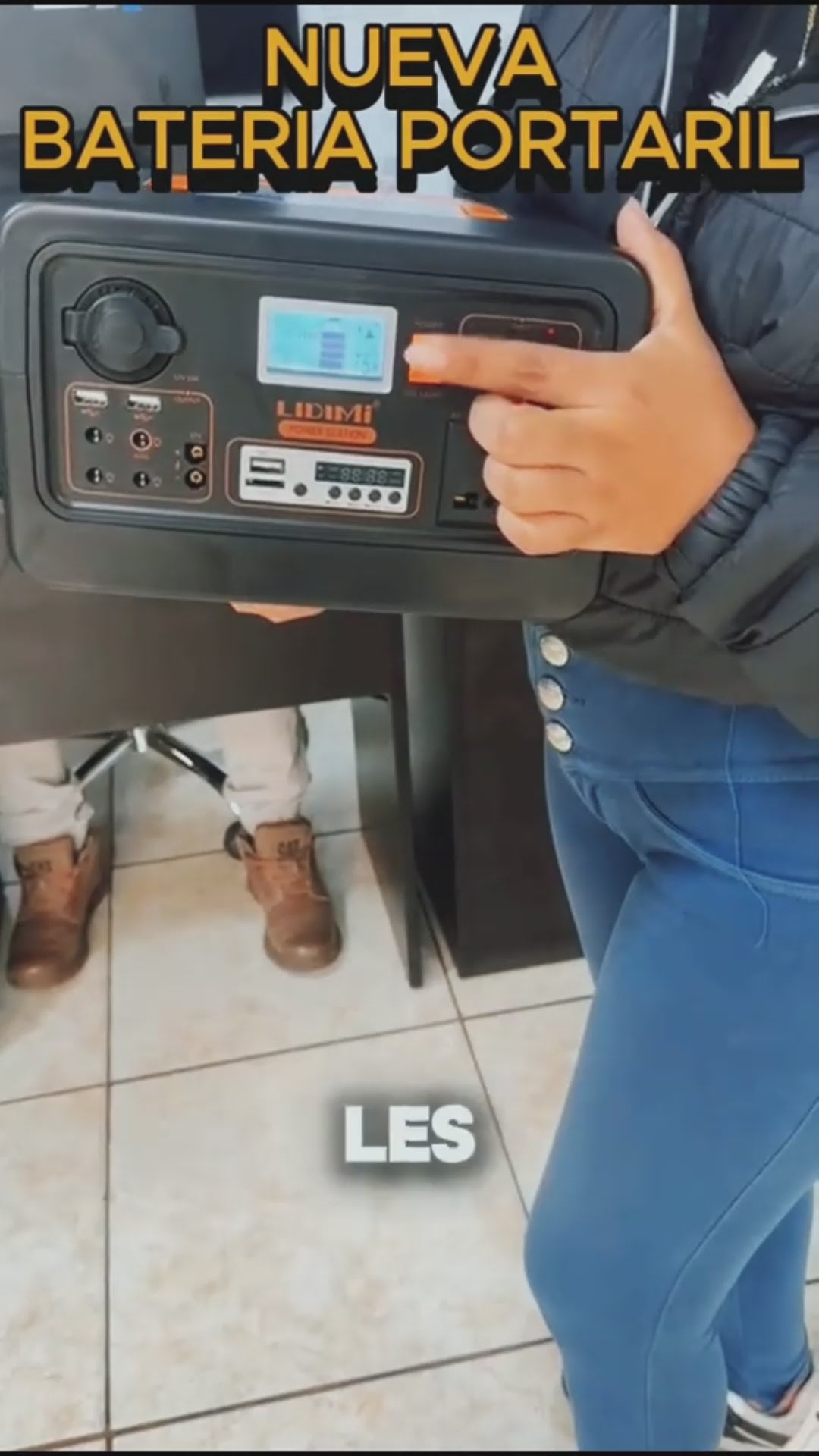 ESTACIÓN DE ENERGÍA PORTÁTIL LIDIMI TY39000 - CP89