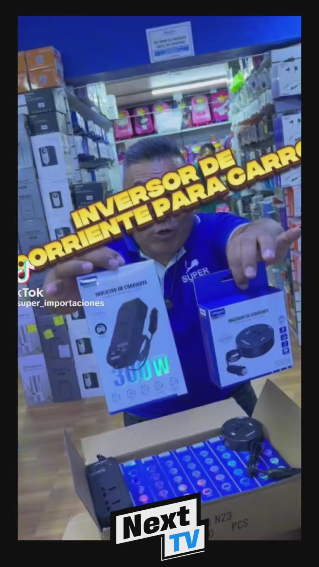 INVERSOR DE CORRIENTE 300W PARA AUTO