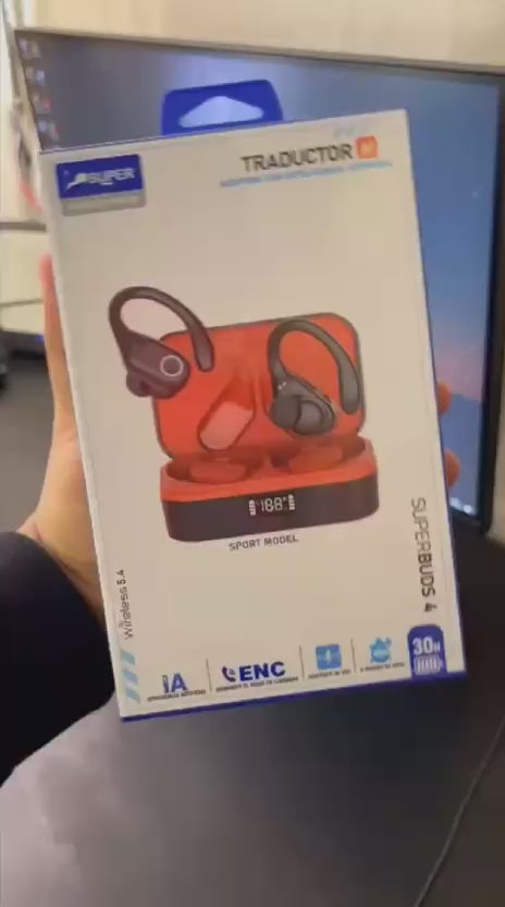 Audífonos Traductor AI SuperBuds 3 – Deportivos, 30H batería, Bluetooth 5.4