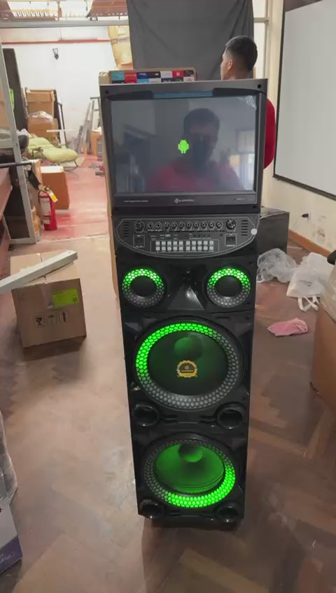 Parlante Premium Kaperh con Pantalla Táctil 18.5” – Potencia Máxima y Entretenimiento Total