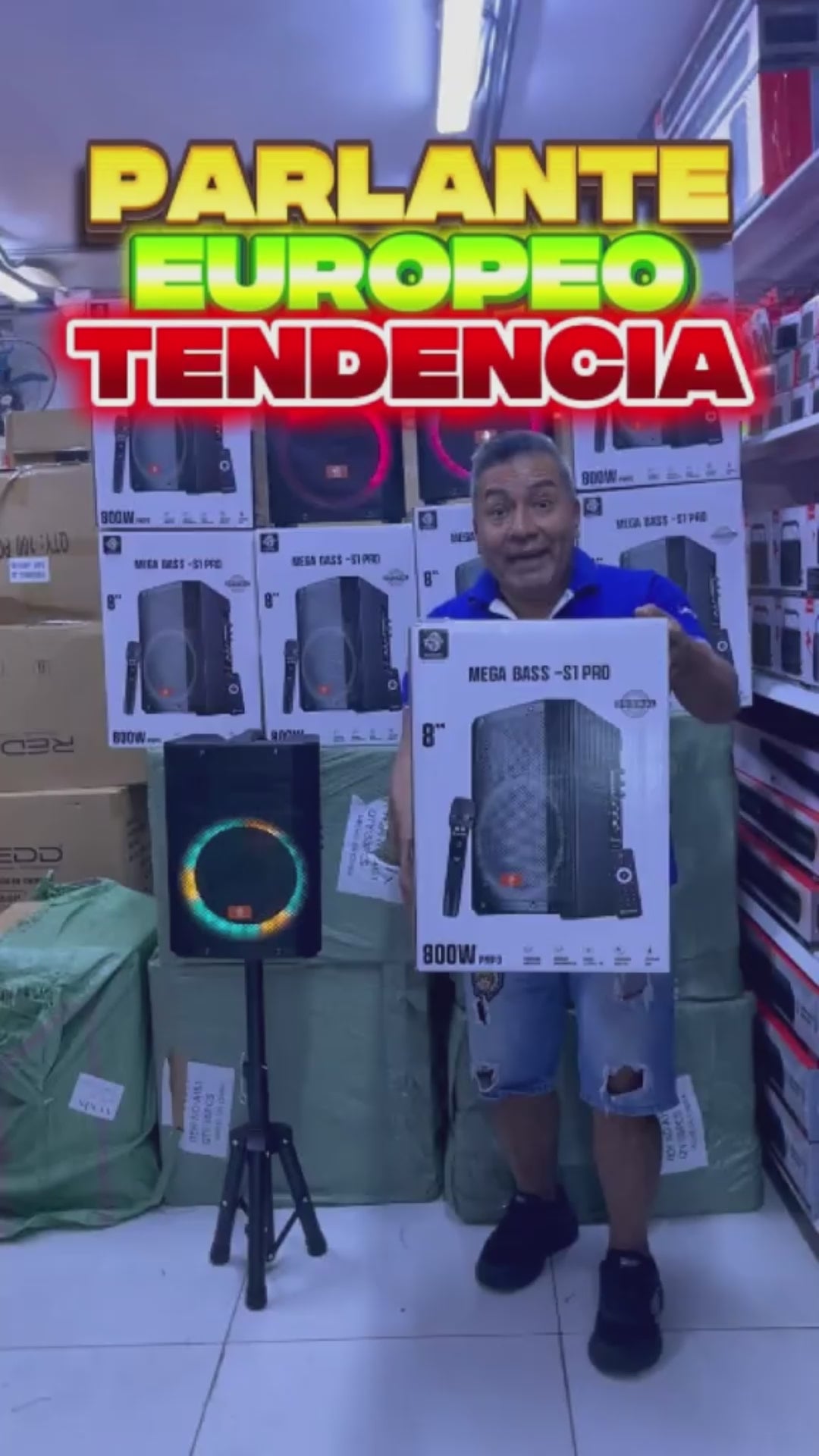 PARLANTE KAPERH MEGA BASS 800W
