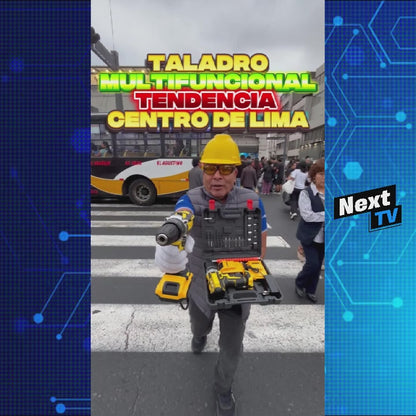 TALADRO PERCUTOR DESTORNILLADOR MULTIFUNCIONAL