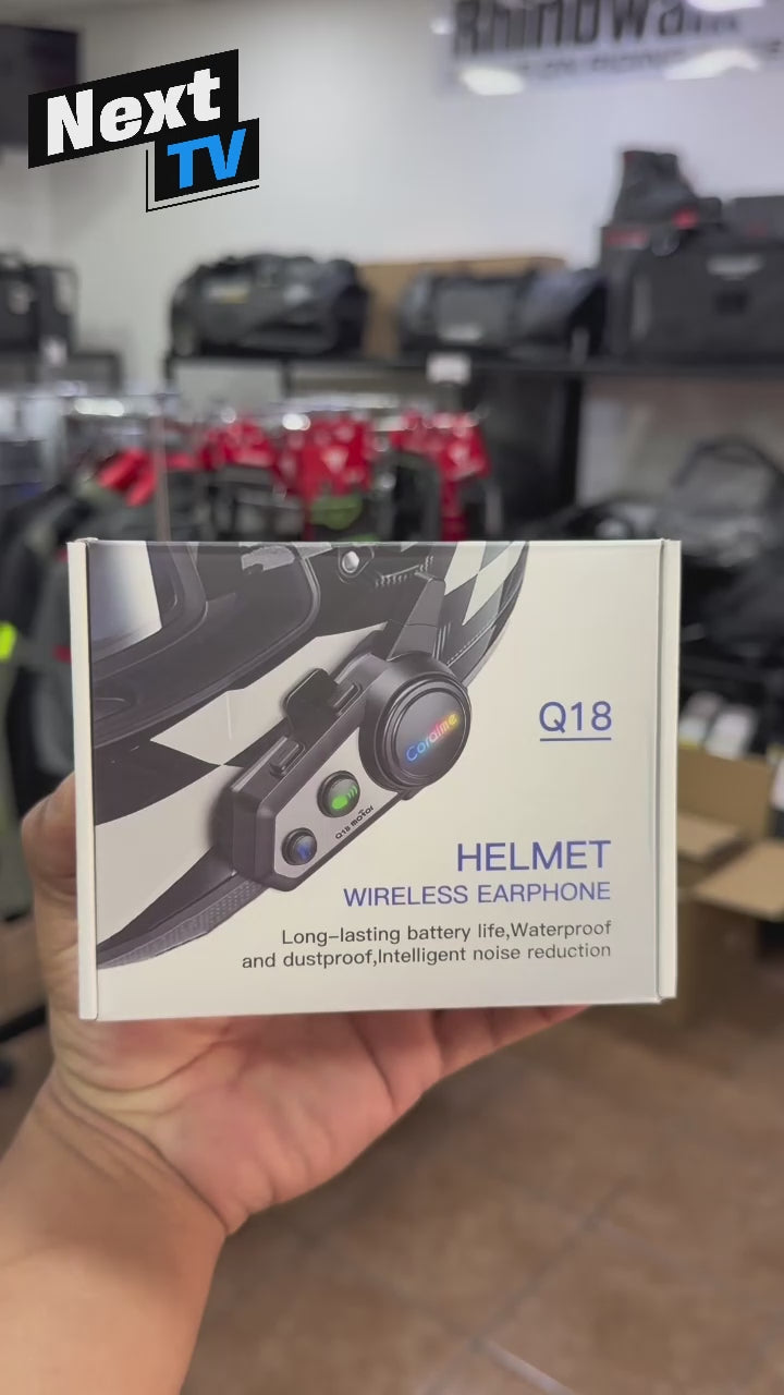 INTERCOMUNICADOR BLUETOOTH PARA CASCO Q18