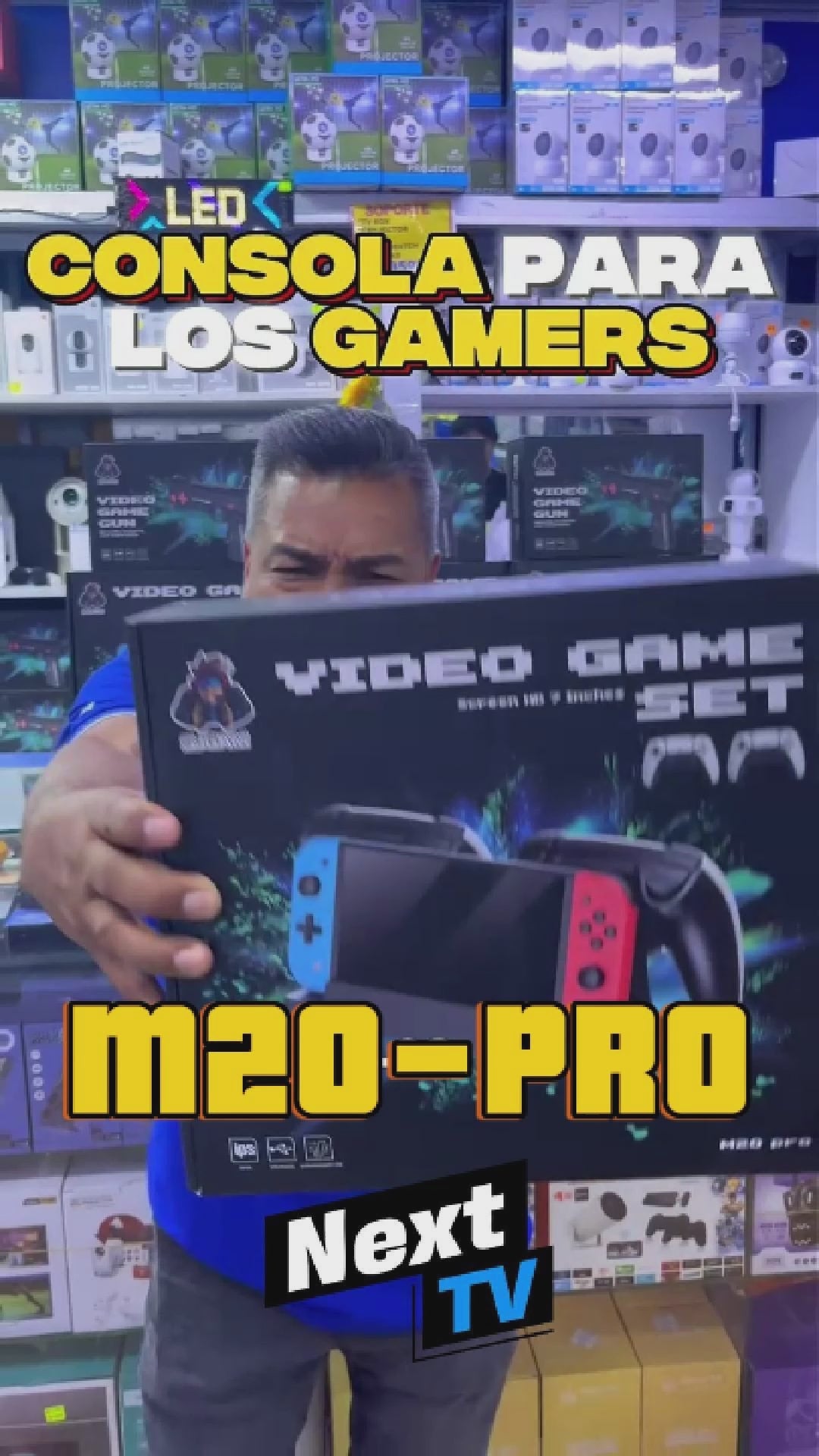 CONSOLA DE JUEGOS M20 PRO + PISTOLAS