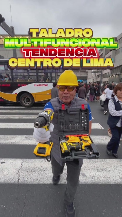 TALADRO PERCUTOR DESTORNILLADOR MULTIFUNCIONAL