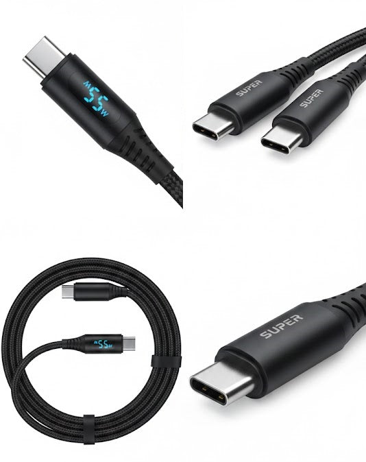 CABLE NYLON REFORZADO TYPE C ⚡
