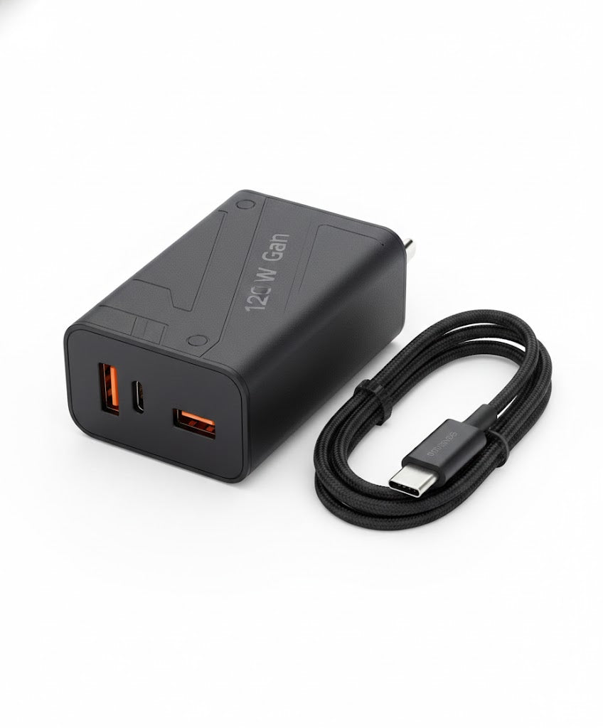 CARGADOR SUPER CARGA RÁPIDA 120W ⚡🔥